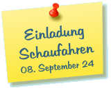 Einladung Schaufahren 08. September 24
